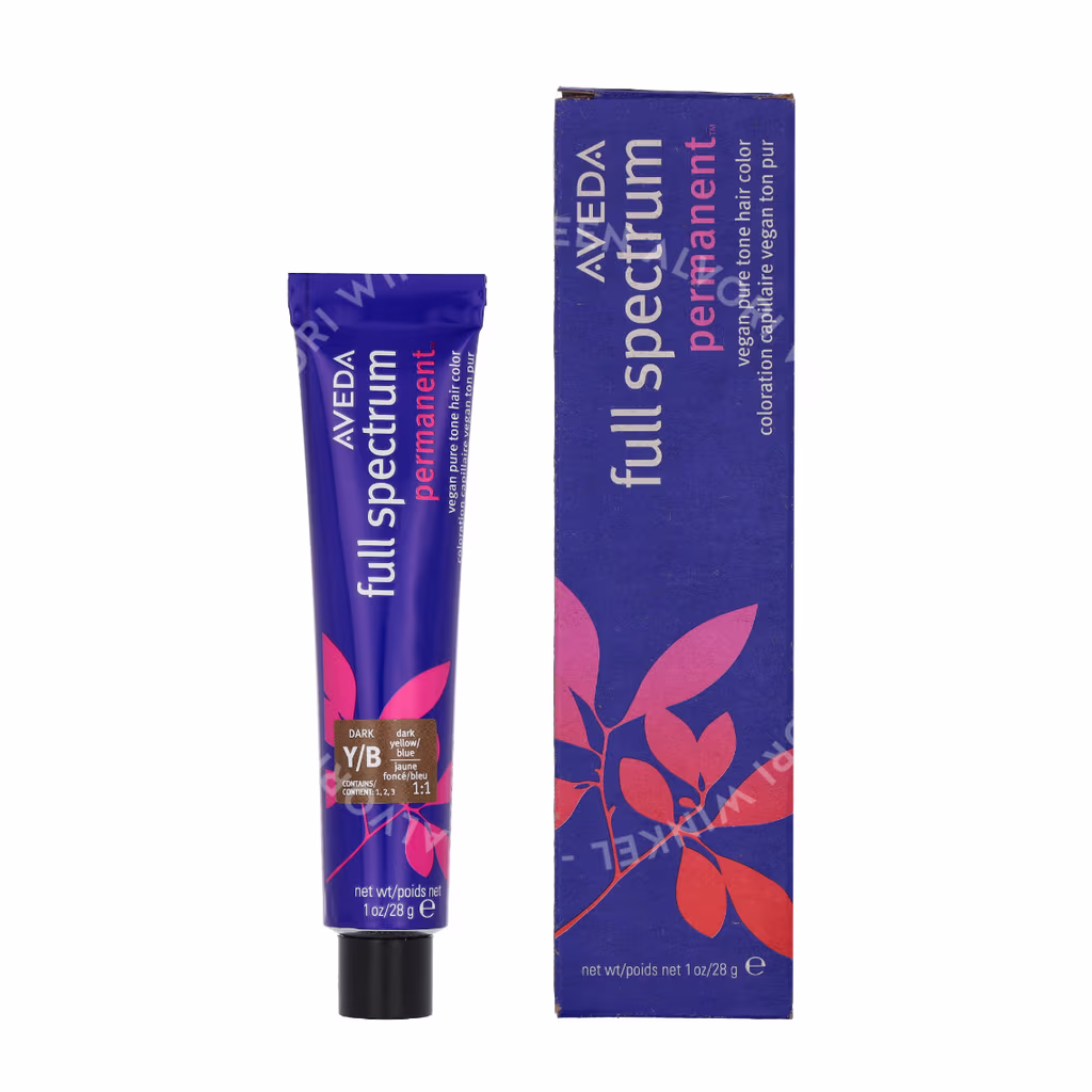 Aveda Full Spectrum Permanent Vegan Pure Tone Hair Color 28g Yellow Blue - Afbeelding 3