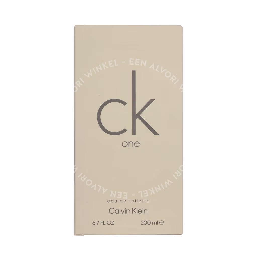 Calvin Klein Ck One Edt Spray 200ml - Afbeelding 2