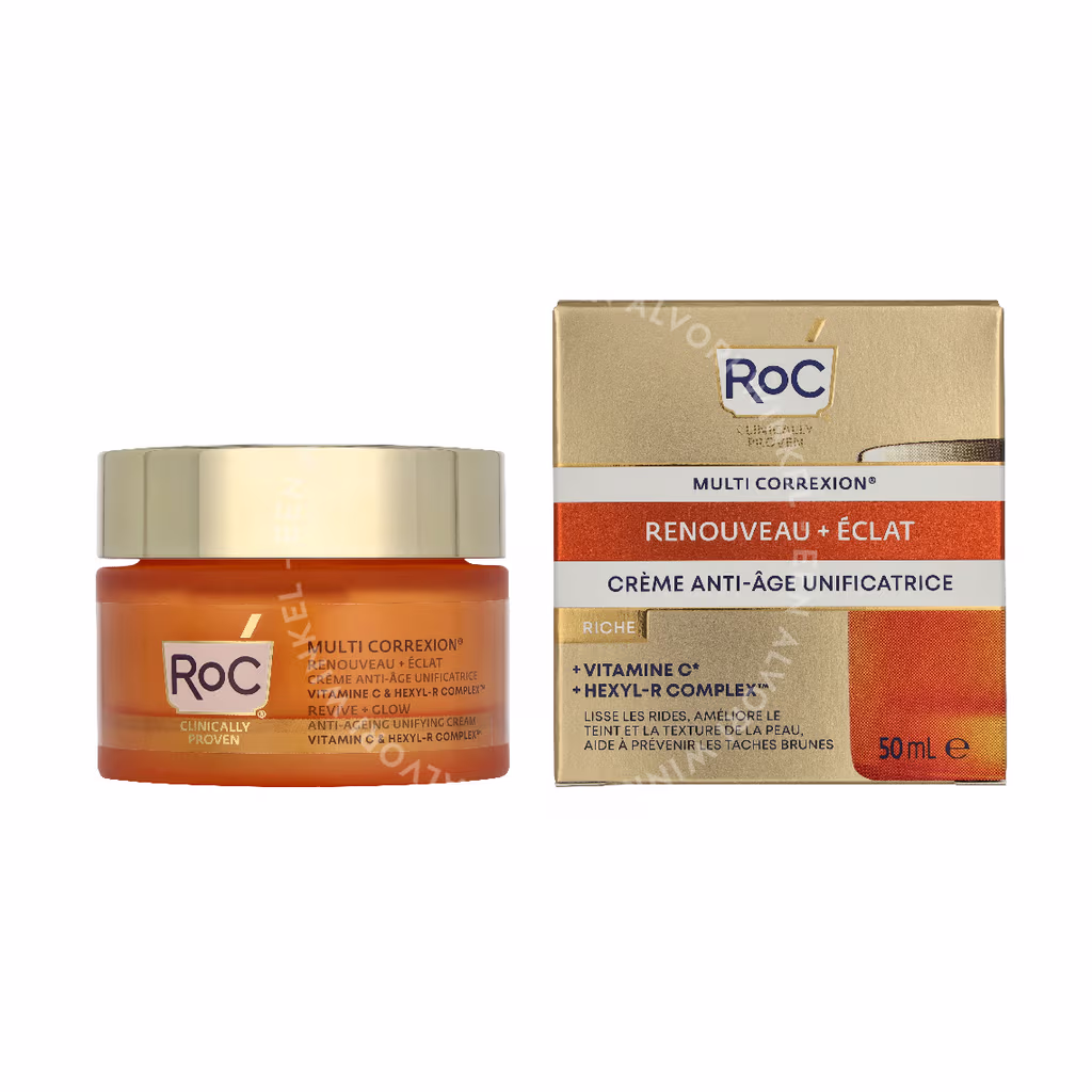 RoC Multi Correxion Anti-Aging Unifying Cream - Rich 50ml Revive + Glow - Afbeelding 3