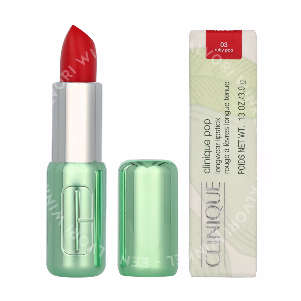 Clinique Pop Longwear Matte Lipstick 3.9g #03 Ruby Pop - Afbeelding 3