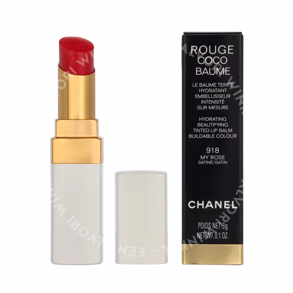 Chanel Rouge Coco Hydrating Beautifying Tinted Lip Balm 3g #918 My Rose - Afbeelding 3