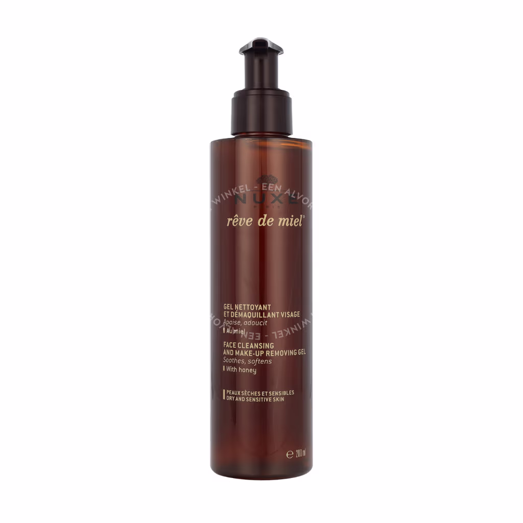 Nuxe Reve De Miel Face Cleansing & Makeup Removing Gel 200ml Dry And Sensitive Skin, With Honey And Sunflower - Afbeelding 2