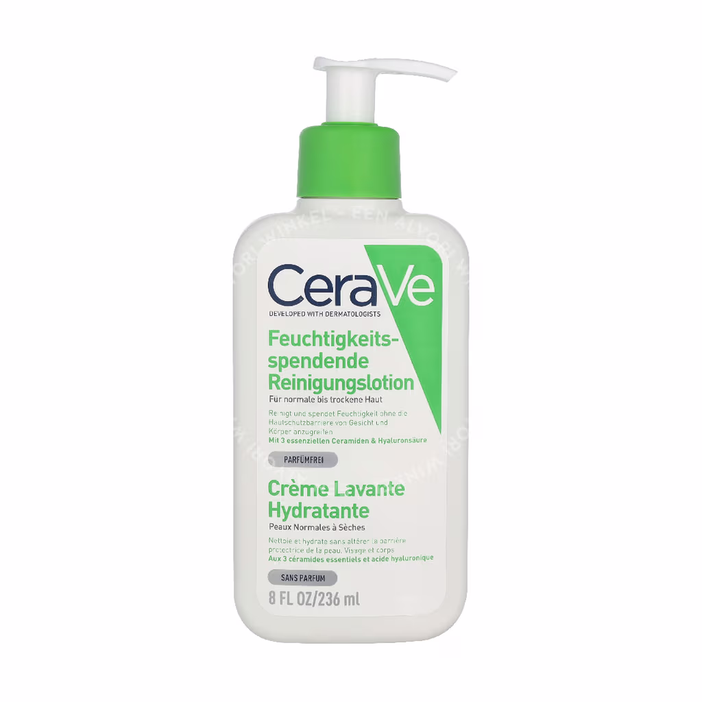 CeraVe Hydrating Cleanser w/Pump 236ml For Normal To Dry Skin - Afbeelding 2