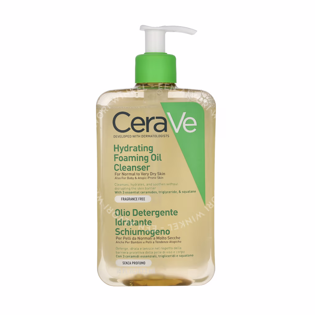 CeraVe Hydrating Foaming Oil Cleanser 473ml For Normal To Very Dry Skin/Fragrance Free - Afbeelding 2