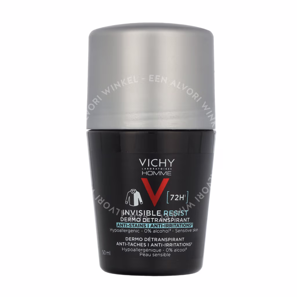 Vichy Homme Invisible Resist 72H Deo Roll-On 50ml - Afbeelding 2