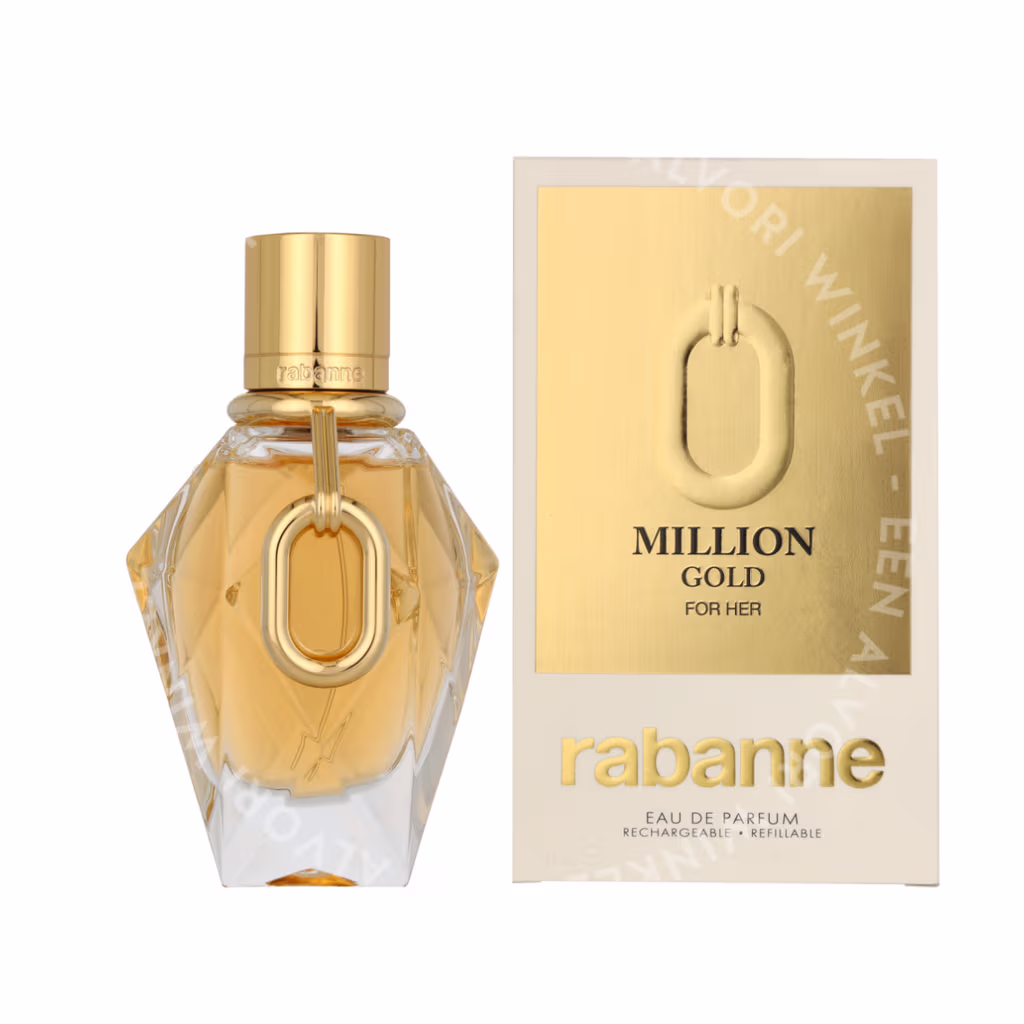 Paco Rabanne Million Gold For Her Edp Spray 50ml Refillable - Afbeelding 3
