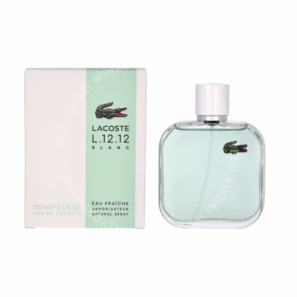 Lacoste L.12.12 Blanc Eau Fraiche Edt Spray 100ml - Afbeelding 3