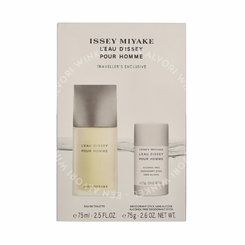 Issey Miyake L'Eau D'Issey Pour Homme Giftset 150ml Edt Spray 75ml/Deo Stick 75gr - Afbeelding 2