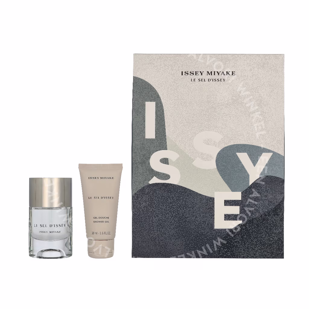 Issey Miyake Le Sel D'Issey Giftset 100ml Edt Spray 50ml/Shower Gel 50ml - Afbeelding 3