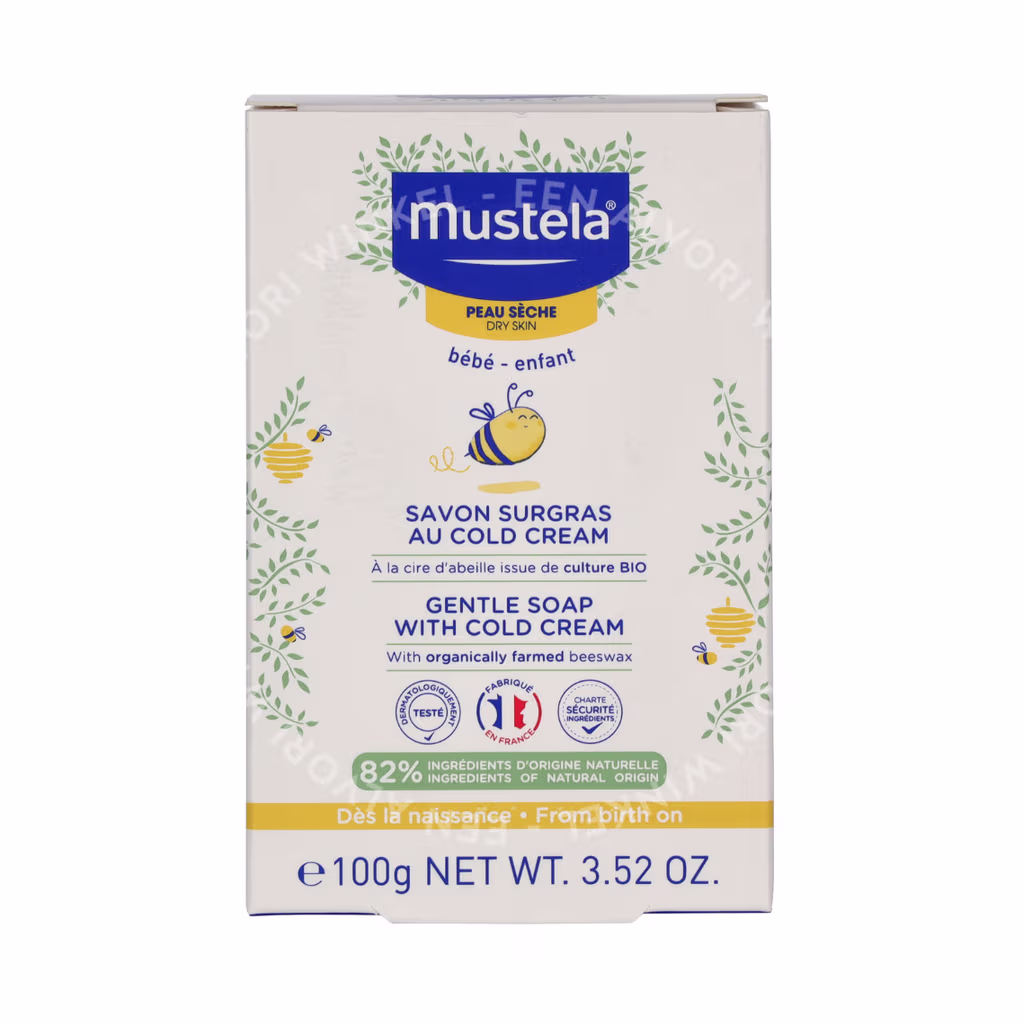 Mustela Bebe Gentle Soap With Cold Cream 100g - Afbeelding 2