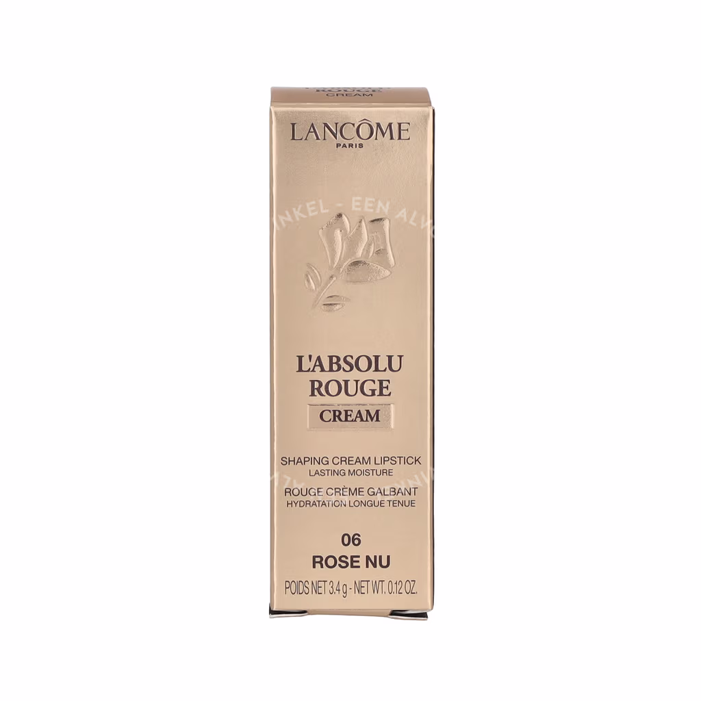 Lancome L'Absolu Rouge Cream Lipstick 3.4g #06 Rose Nu - Afbeelding 2