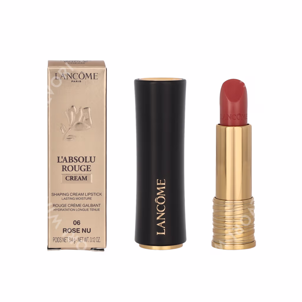 Lancome L'Absolu Rouge Cream Lipstick 3.4g #06 Rose Nu - Afbeelding 3