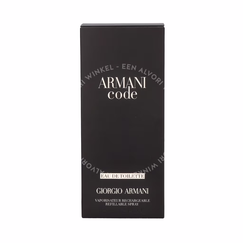 Armani Code Pour Homme Edt Spray 125ml Refillable - Afbeelding 2