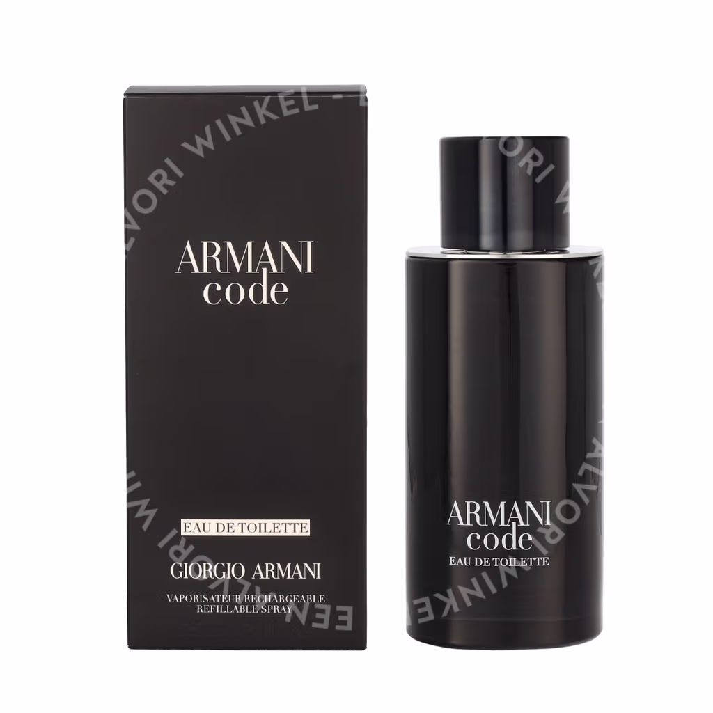 Armani Code Pour Homme Edt Spray 125ml Refillable - Afbeelding 3