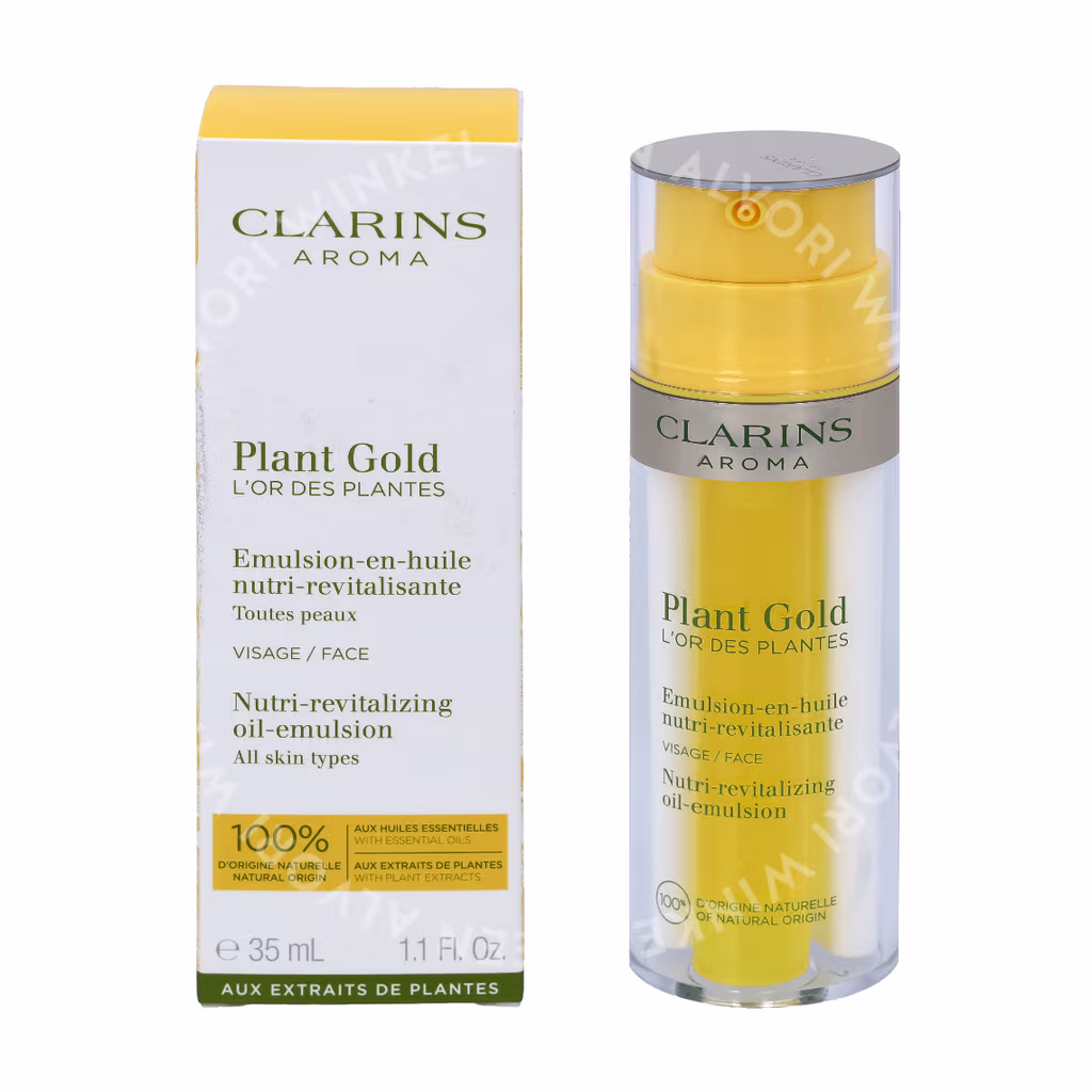 Clarins Plant Gold Nutri-Revitalizing Oil-Emulsion 35ml All Skin Types - Afbeelding 3