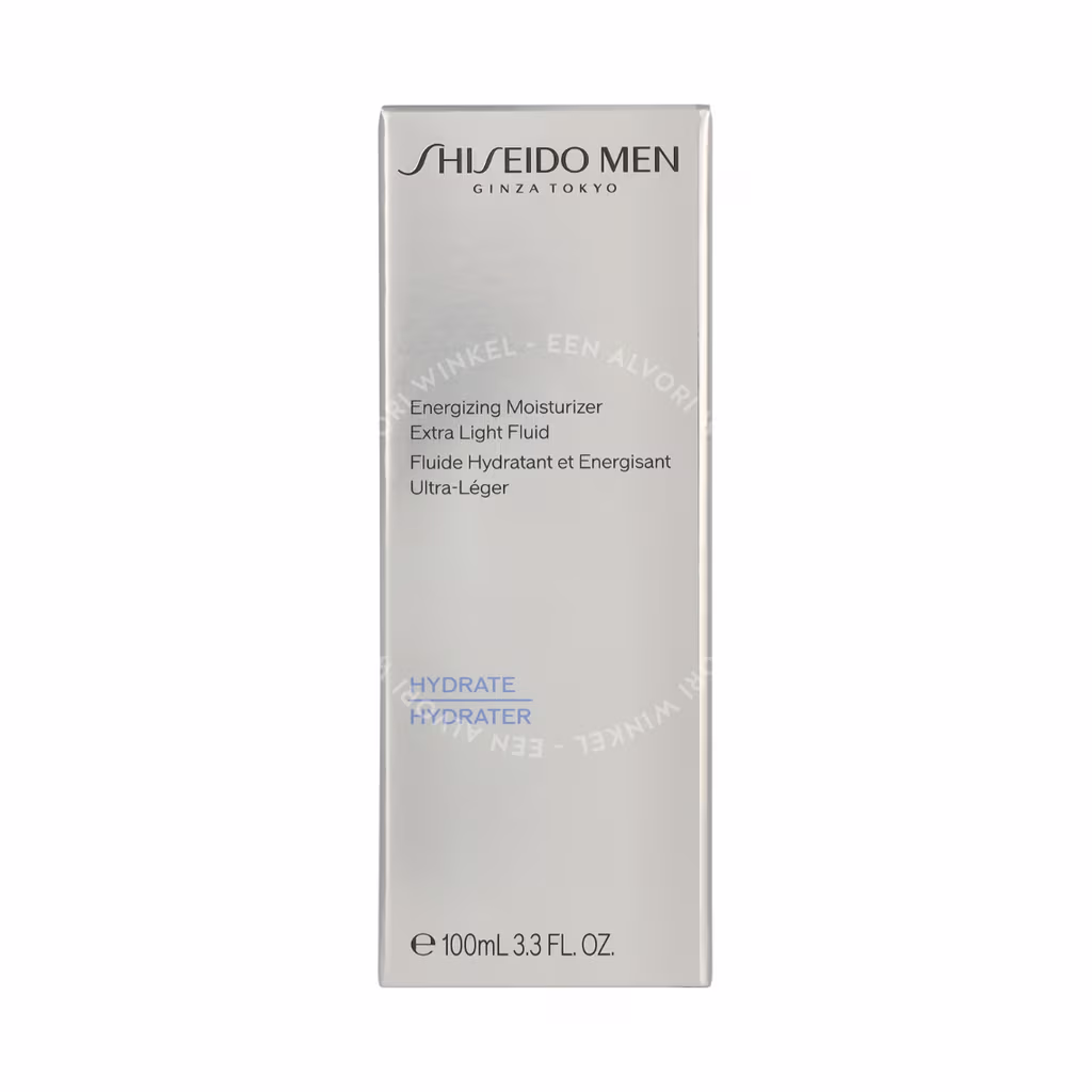 Shiseido Men Energizing Moisturizer Extra Light Fluid 100ml - Afbeelding 2