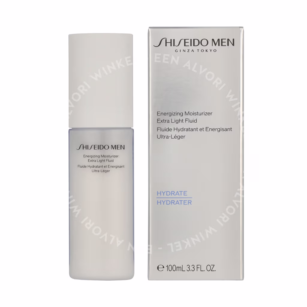 Shiseido Men Energizing Moisturizer Extra Light Fluid 100ml - Afbeelding 3