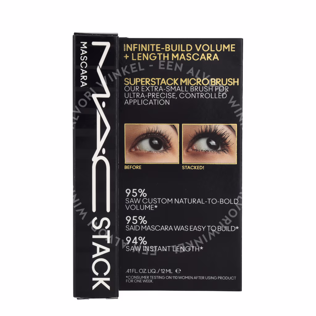 MAC Stack Micro Mascara 12ml Black - Afbeelding 2