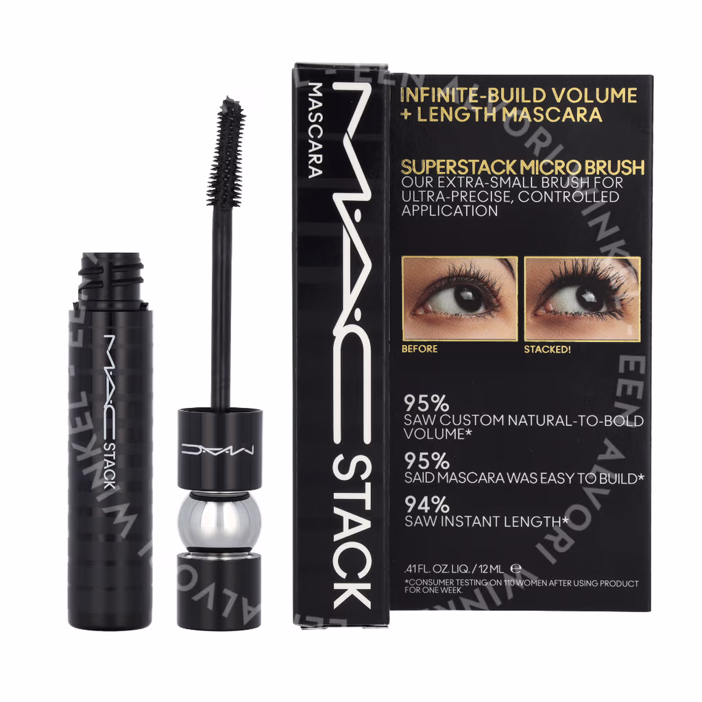 MAC Stack Micro Mascara 12ml Black - Afbeelding 3