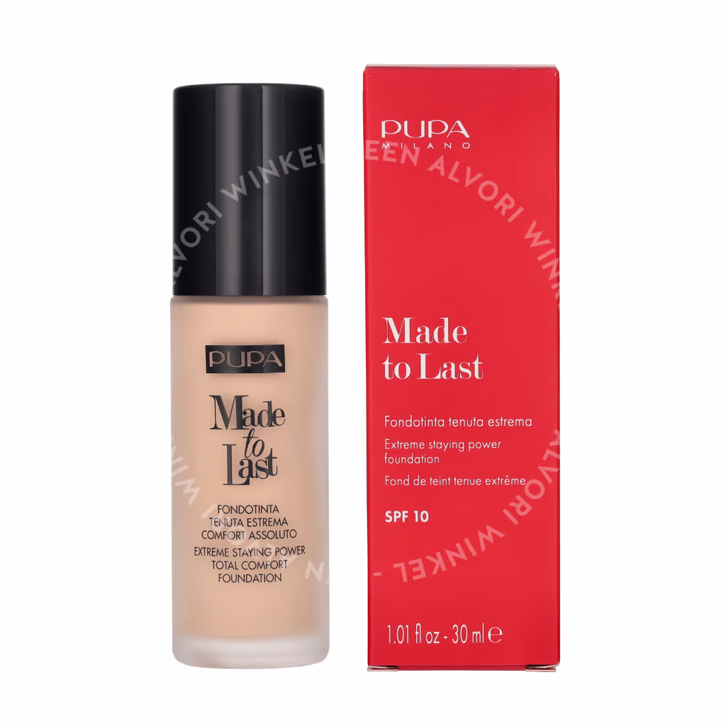 Pupa Made To Last Total Comfort Foundation SPF10 30ml #030 Natural Beige - Afbeelding 3