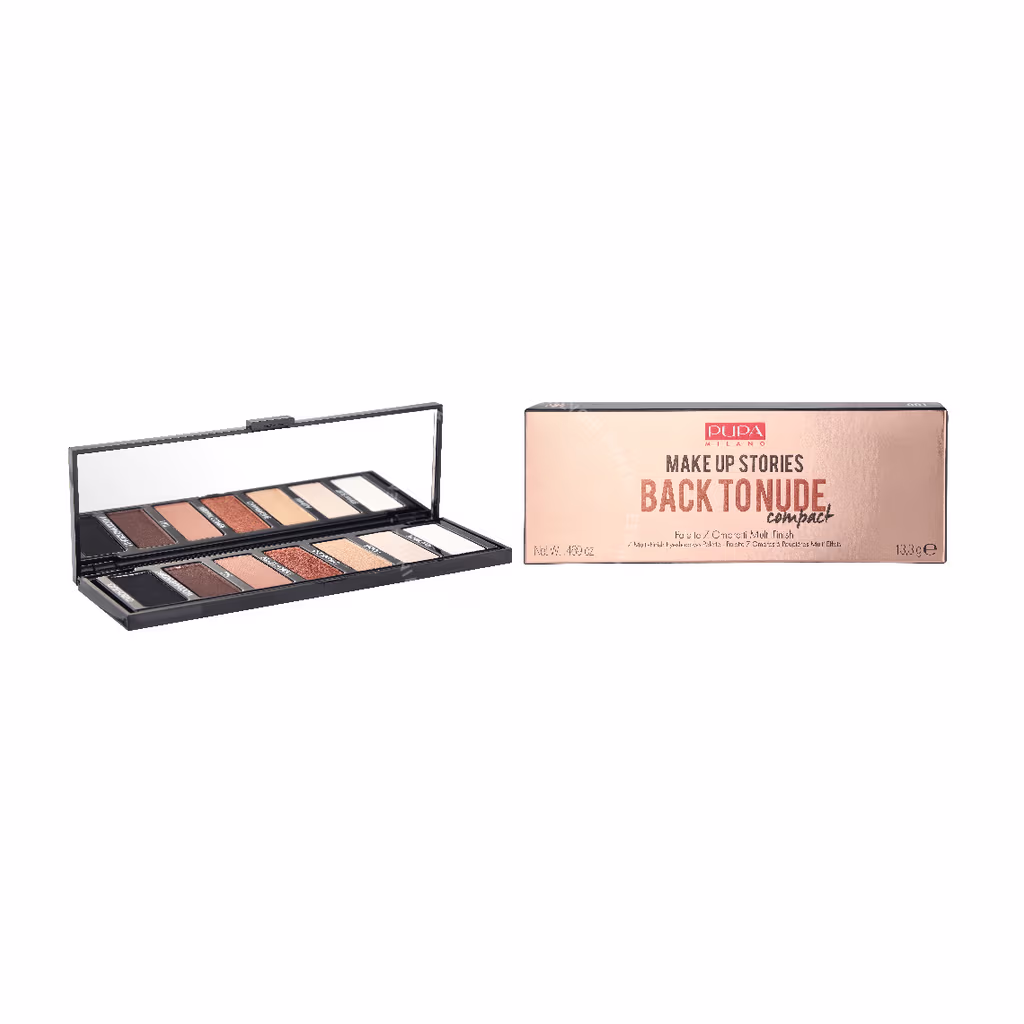 Pupa Make Up Stories Comp. 7 Multi-Finish Eyeshadow Palette 13.3g #001 Back To Nude - Afbeelding 3