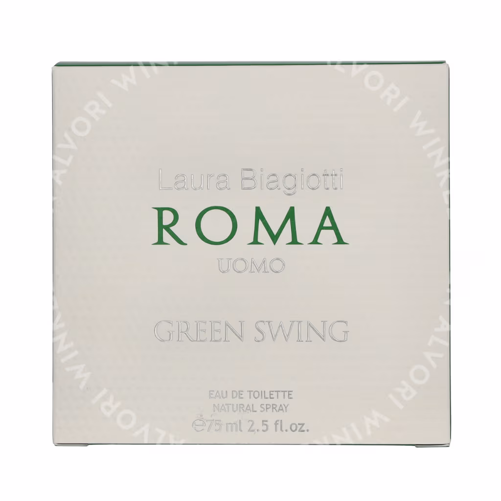 Laura Biagiotti Roma Uomo Green Swing Edt Spray 75ml - Afbeelding 2