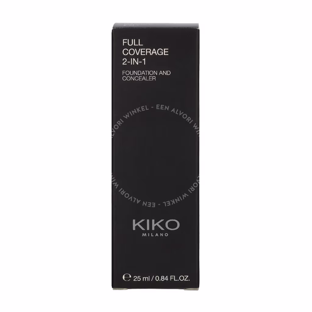 Kiko Milano Full Coverage 2 In 1 Foundation & Concealer 25ml O105 - Afbeelding 2