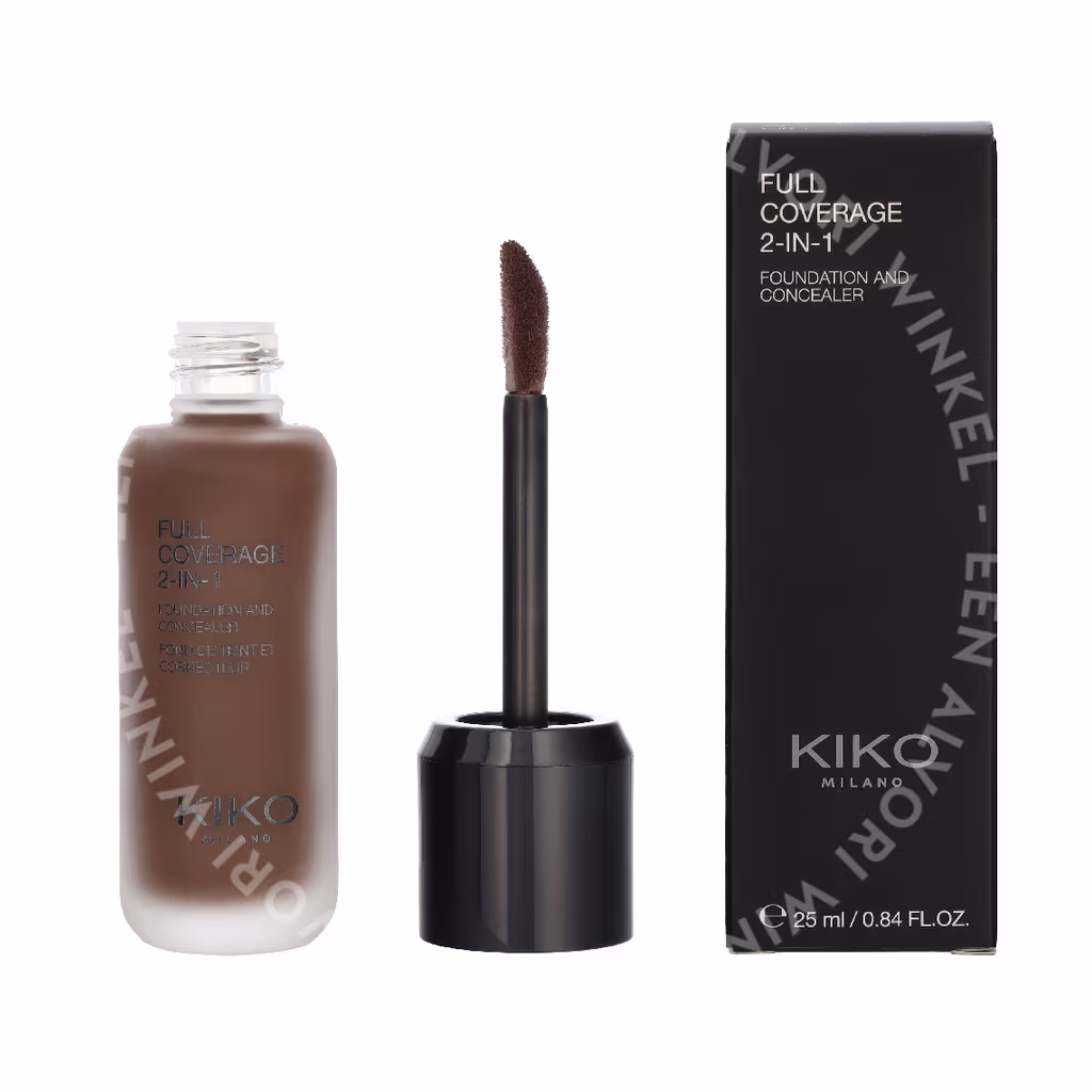 Kiko Milano Full Coverage 2 In 1 Foundation & Concealer 25ml N250 - Afbeelding 3