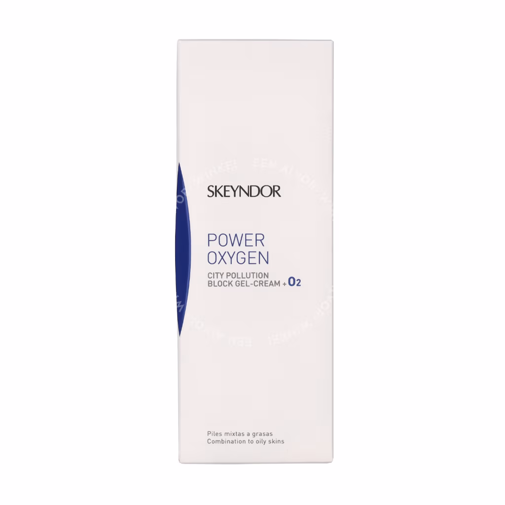 Skeyndor Power Oxygen City Pollution Block Gel-Cream + O2 50ml Combination To Oily Skin - Afbeelding 2