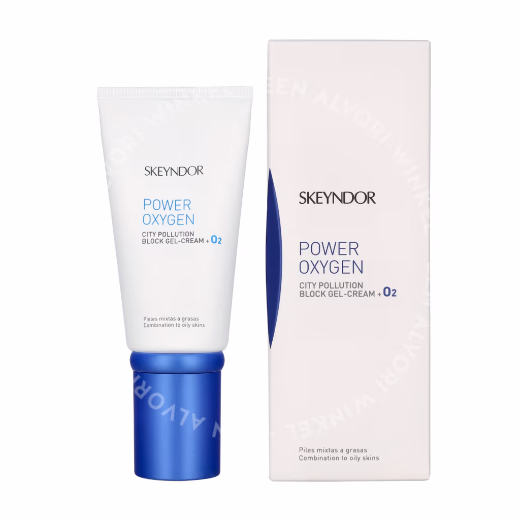 Skeyndor Power Oxygen City Pollution Block Gel-Cream + O2 50ml Combination To Oily Skin - Afbeelding 3