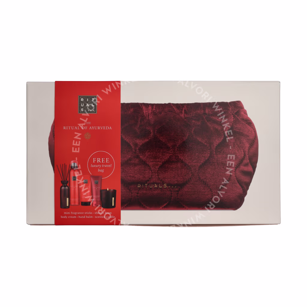 Rituals Ayurveda Large Giftset 630ml Candle 140g/Hand Balm 70ml/Foaming Shower Gel 200ml/Body Cream 150ml/Mini Fragrance Sticks 70ml - Afbeelding 2