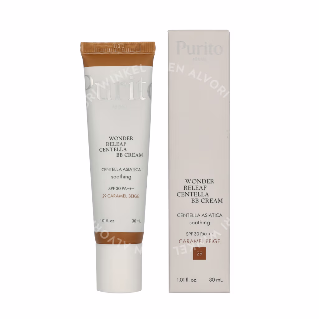Purito Seoul Wonder Releaf Centella BB Cream SPF30 PA+++ 30ml #29 Caramel Beige - Afbeelding 3