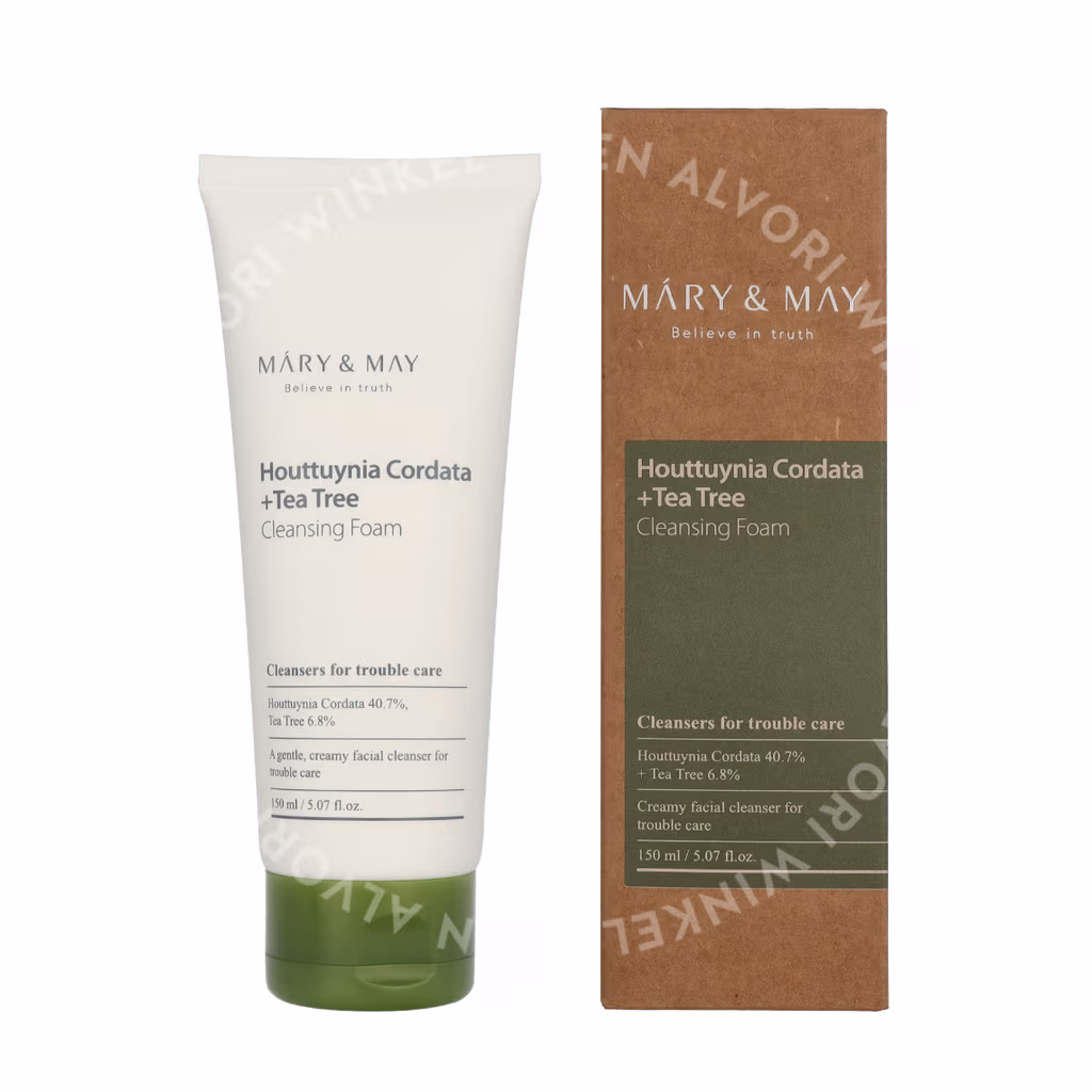 Mary & May Houttuynia Cordata +Tea Tree Cleansing Foam 150ml - Afbeelding 3