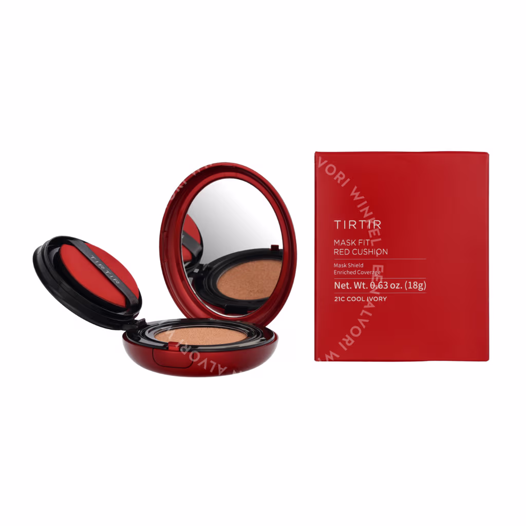 Tirtir Mask Fit Red Cushion Foundation SPF40 18g #21C Cool Ivory - Afbeelding 3