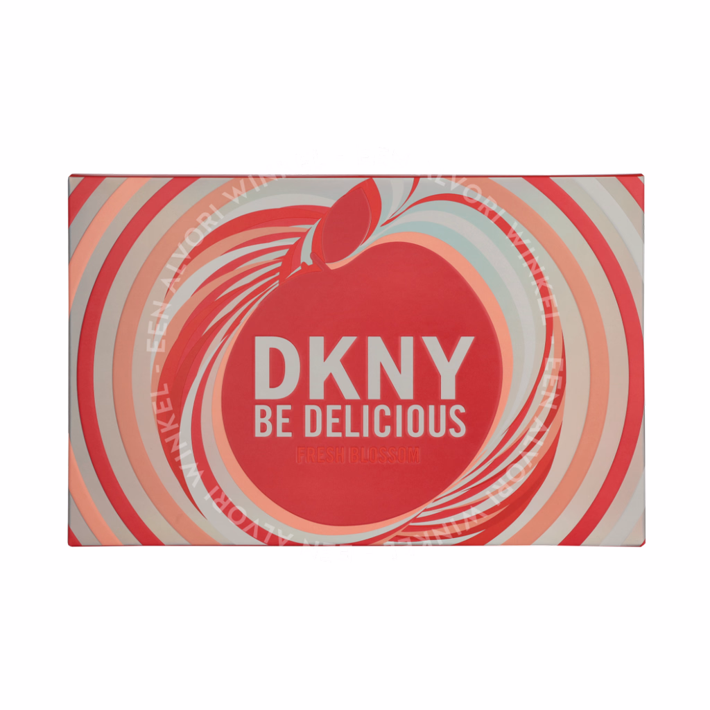 DKNY Be Delicious Fresh Blossom Giftset 225ml Edp Spray 100ml/Body Mist 125ml/Pouch - Afbeelding 2