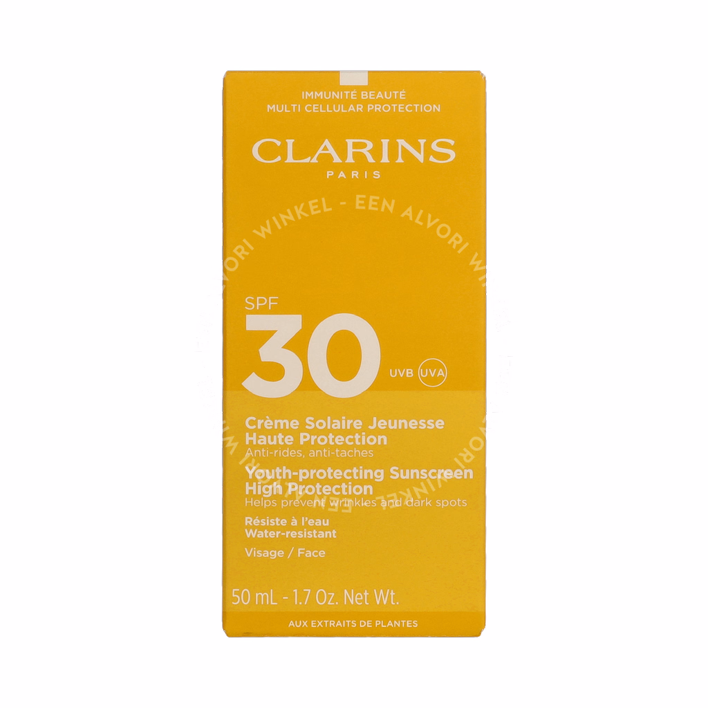 Clarins Youth-Protecting Sunscreen SPF30 50ml - Afbeelding 2