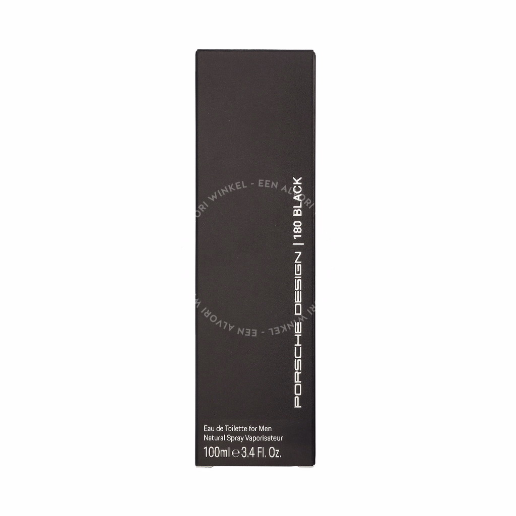Porsche 180 Black Edt Spray 100ml - Afbeelding 2