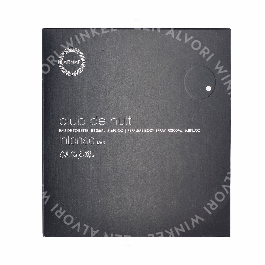 Armaf Club De Nuit Intense Giftset 305ml Edt Spray 105ml/Body Spray 200ml - Afbeelding 2