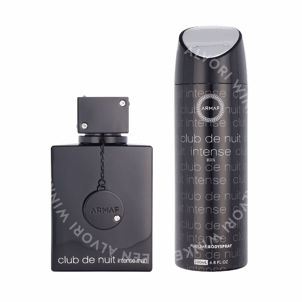 Armaf Club De Nuit Intense Giftset 305ml Edt Spray 105ml/Body Spray 200ml - Afbeelding 3