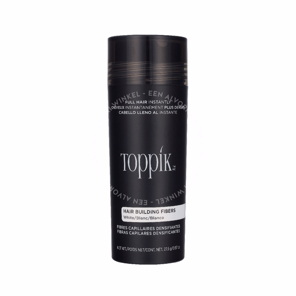 Toppik Hair Building Fibers - White 27.5g - Afbeelding 2