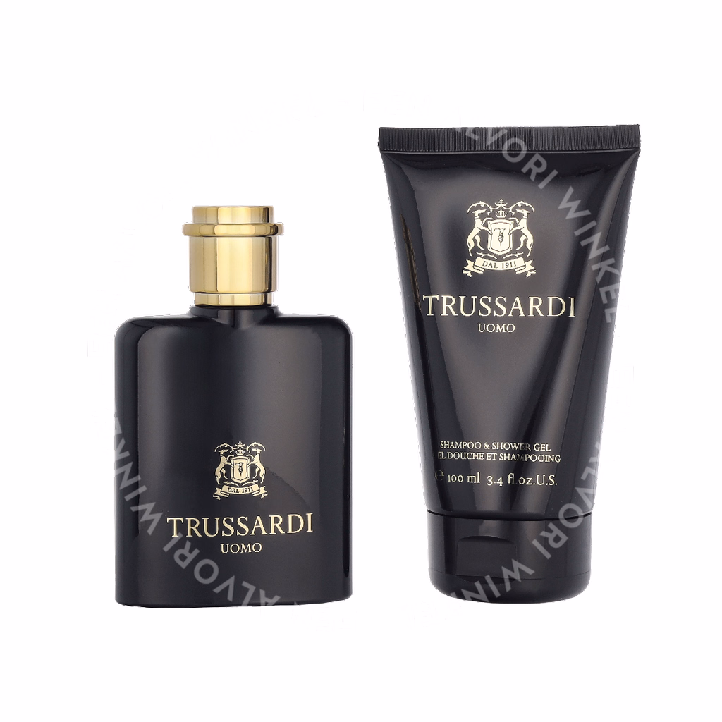 Trussardi Uomo Giftset 150ml Edt Spray 50ml/Shampoo & Shower Gel 100ml - Afbeelding 3