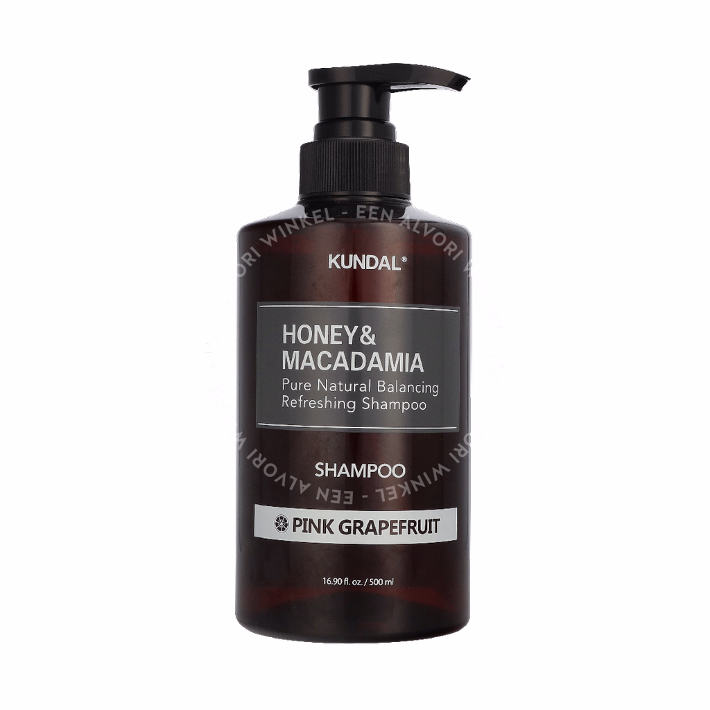 Kundal Honey & Macadamia Nature Shampoo 500ml Pink Grapefruit - Afbeelding 2
