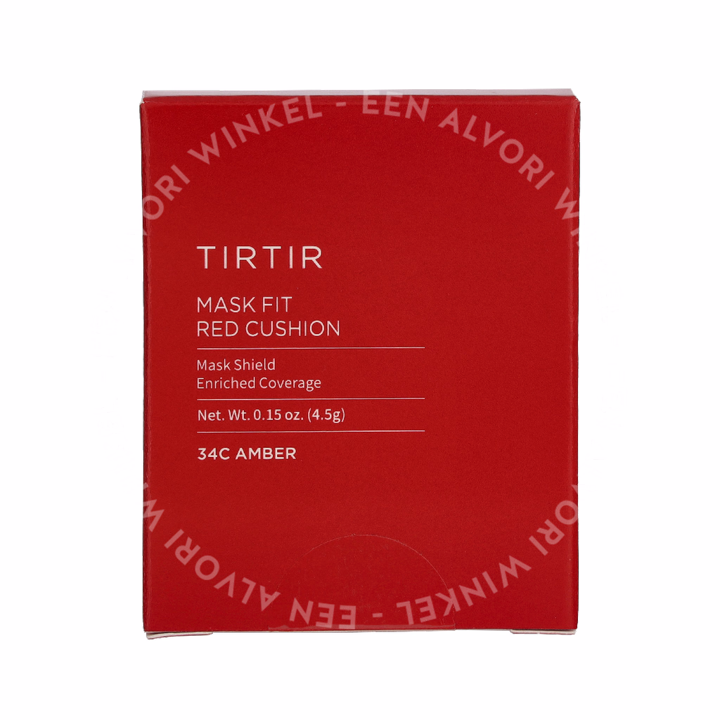 Tirtir Mask Fit Red Mini Cushion Foundation 4.5g #34C Amber - Afbeelding 2
